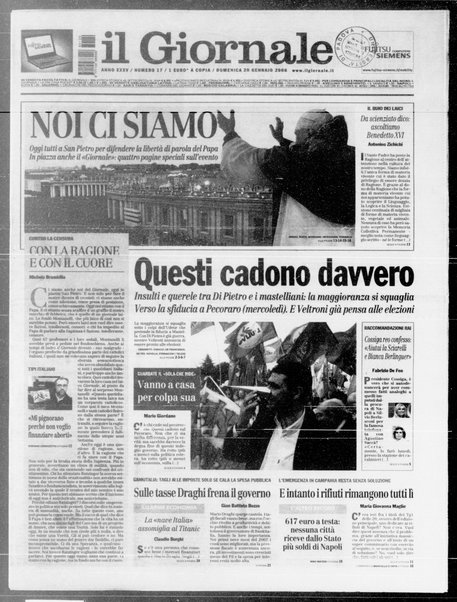 Il giornale : quotidiano del mattino